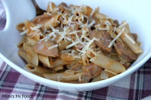 Pumpkin & Sasuage Pasta