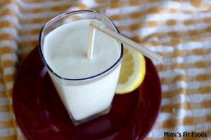 Creamy Lemonade Protein Shake protein shake, protein smoothie, lemon, summer