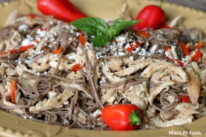 Soba Noodles with Balsamic Dressing and Chicken
