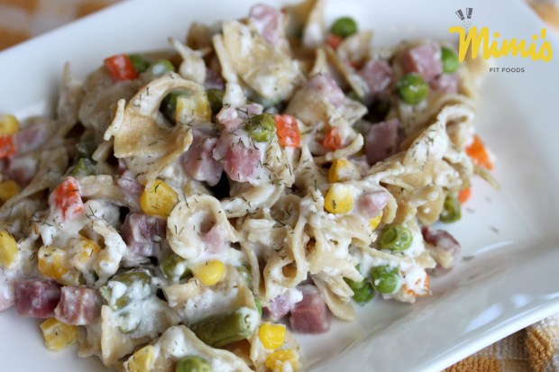 Ham and Noodle Casserole-Mimi's Fit Foods