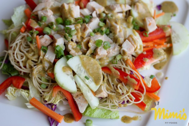 Thai Peanut and Chicken Salad - Mimi's Fit Foods