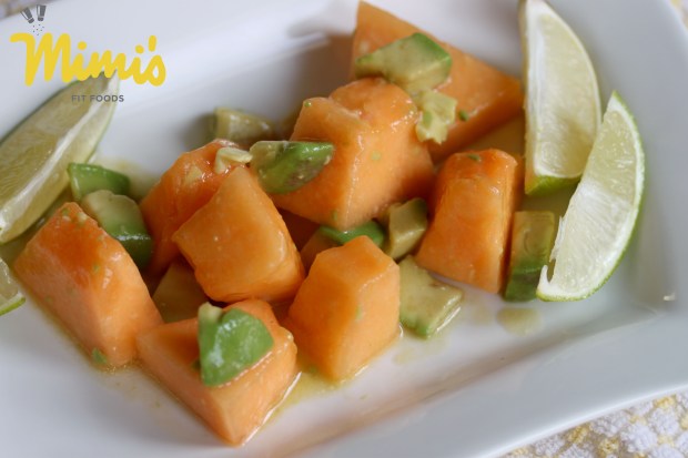 Cantaloupe and Avocado Salad - Mimi's Fit Foods