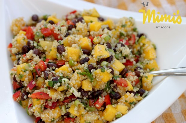 Mango Quinoa Salad with Black Beans - Mimi's Fit Foods