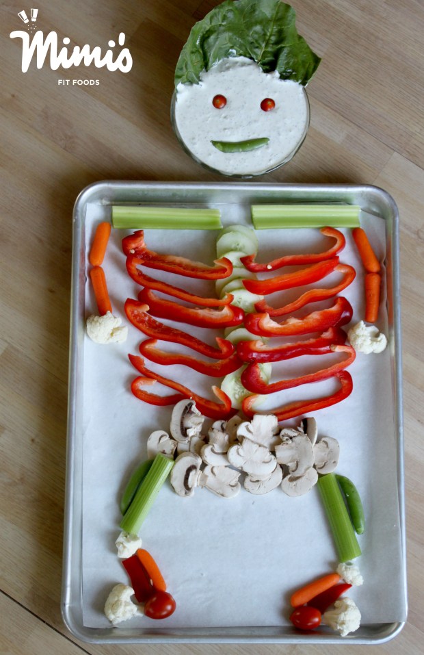 Skeleton Veggie Tray - Mimi's Fit Foods
