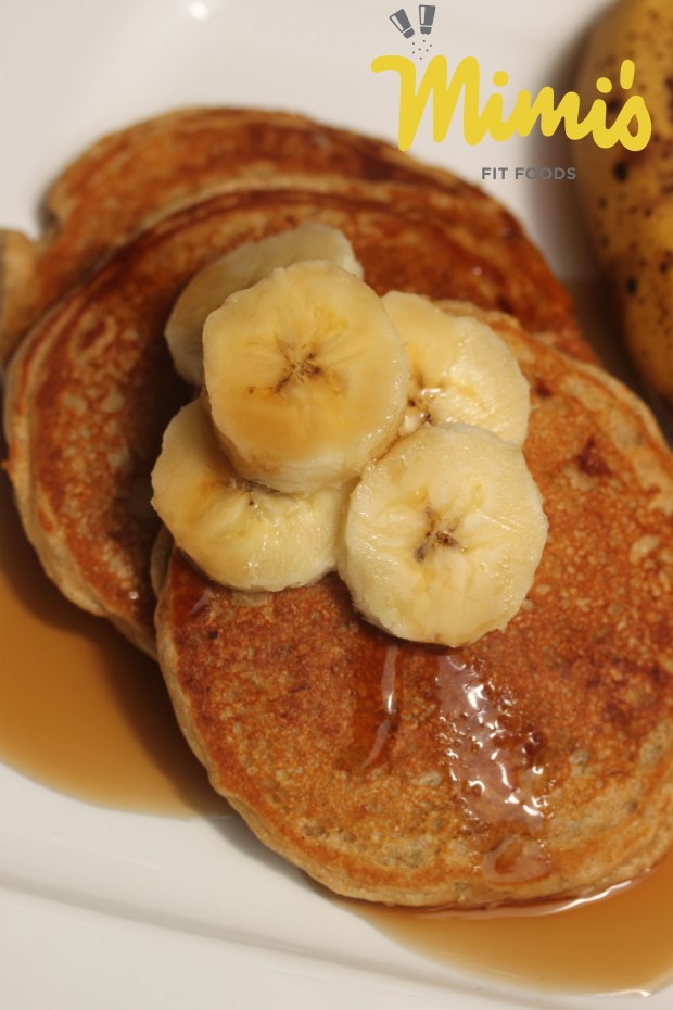 Whole Wheat Banana Protein Pancakes - Mimi's Fit Foods