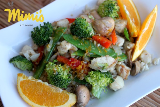 Orange Chicken and Veggie Stir-Fry - Mimi's Fit Foods