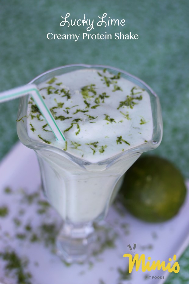 Lucky Lime Creamy Protein Shake | Mimi's Fit Foods