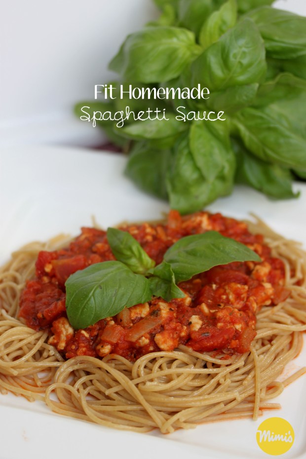 Fit Homemade Spaghetti Sauce | Mimi's Fit Foods